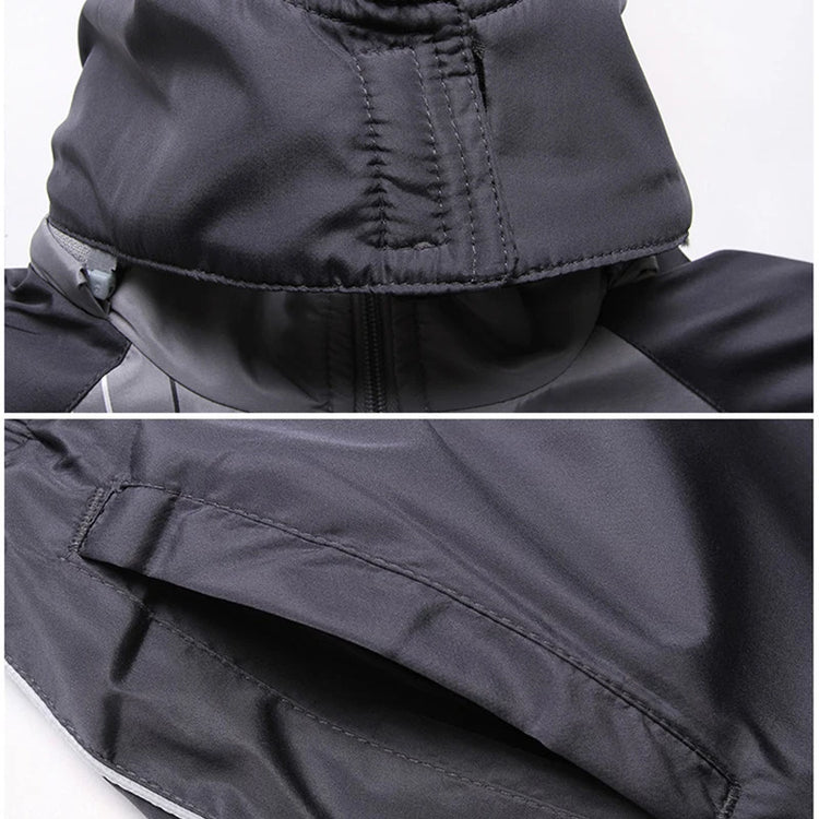 New Winter Sets plus Velvet Men Sport Suits Sportswear Set Fitness Warm Tracksuit Zip Pocket Casual Suit Male&