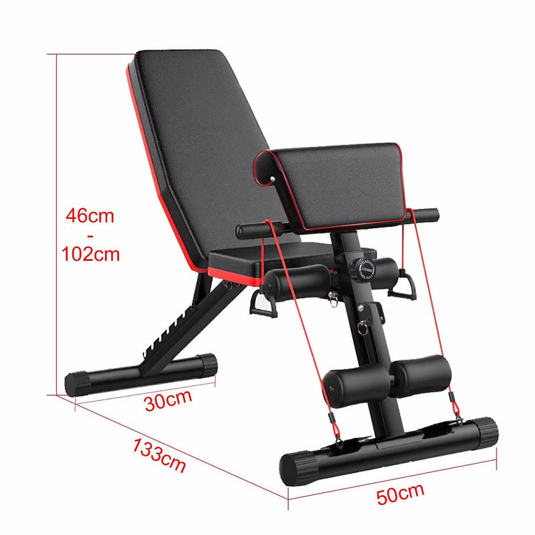 Home Multi-Function Adjustable Dumbbell for Exercise Weight Bench Exercise Bench Exercise Equipment Bench