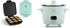 Sous Vide Style Family Size Egg Bite Maker for Breakfast Bites, Sandwiches, Healthy Snacks or Desserts & Mini Rice Cooker Steame