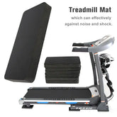 6PCS Treadmill Mat Sound Insulation Cushion Exercise Equipment Mat with High Density Rubber Shockproof Pad for Any Gym Equipment