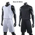 Double-Sided Wearable Basketball Jersey Sets Uniforms Kits Sports Clothing Breathable Men Basketball Jerseys Training Suits