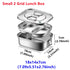 304 Stainless Steel Lunch Box Food Container Bento Box for Kids Adult Double Layer Large Capacity Tableware Food Storage Box