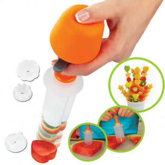 Creative Fruit Cutter Cooking Tools Plastic Fruit Shape Cutter Slicer Veggie Food Fruit Shape Cutter Kitchen Accessories