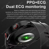 2025 New Bluetooth Call Smart Watch Men 360*360 HD Display Heart Rate Fitness Tracker ECG+PPG Business Smartwatches for Huawei