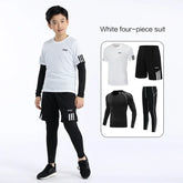 Kids Basketball Football Sportswear Suit Outdoor Workout Compression Sports Clothing Baseball Cycling Running Fitness Tracksuits