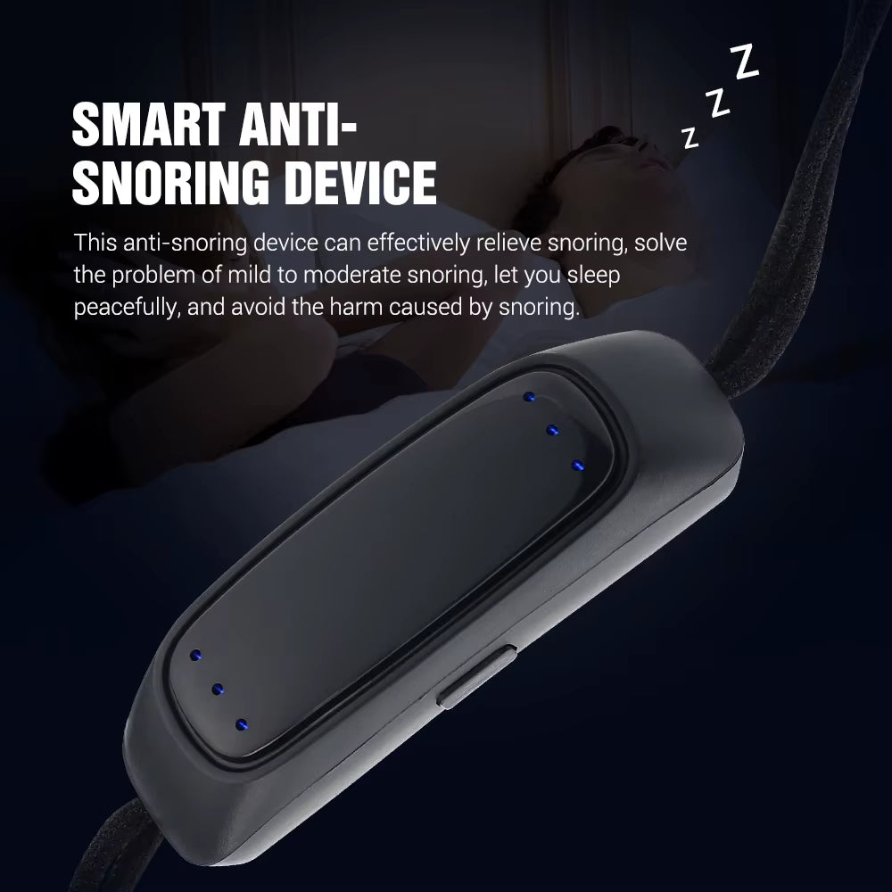Smart anti Snoring Device EMS Pulse Stop Snore Portable Comfortable Sleep Well Stop Snore Health Care Sleep Apnea Aid