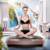 Fitness Vibration Plate Exercise Equipment Slimming Machine Body Shape Exercise Machine Vibration Platform Fit Massage Trainer