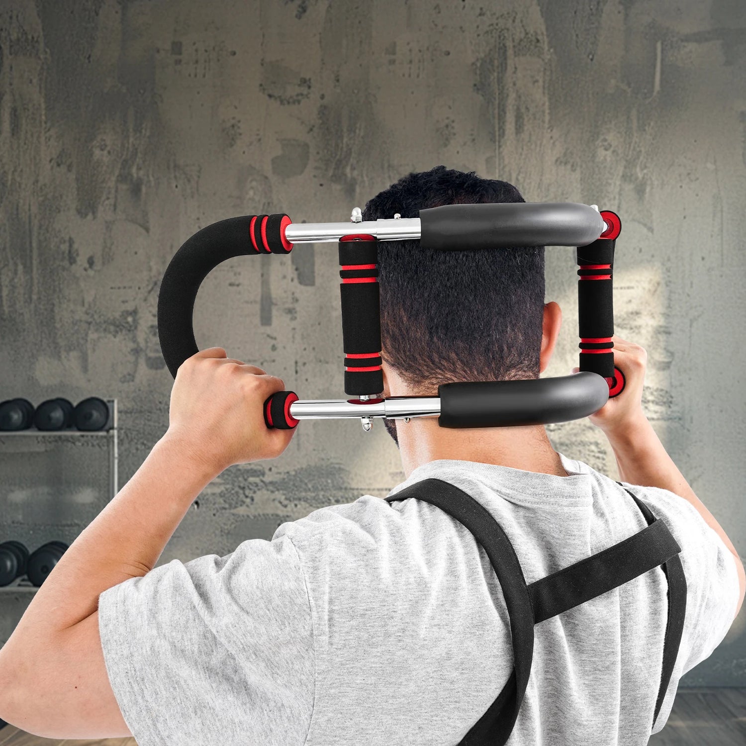 Adjustable Arm Exercise Equipment U-Shaped Upper Body Strength Builder Trainer